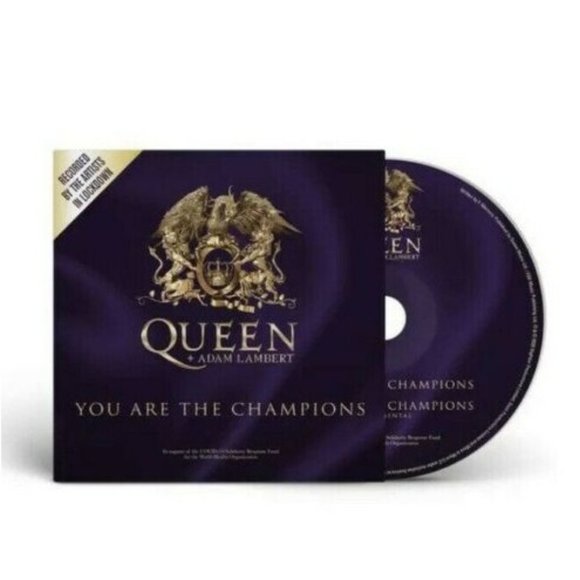 Queen You Are The Champions CD Adam Lambert Made in EU - Picture 1 of 5